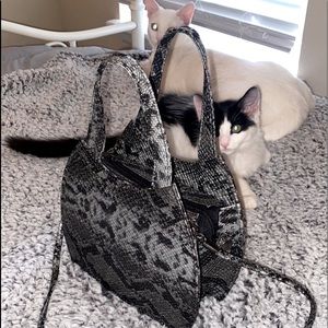 snakeskin purse